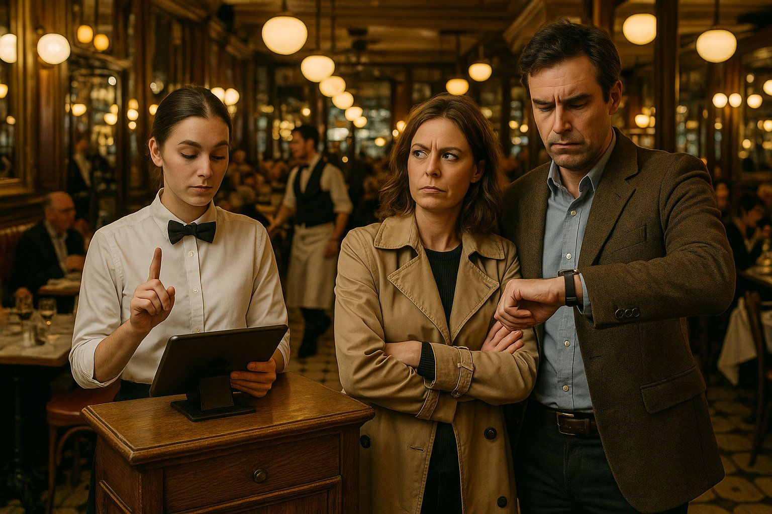 Clients qui attendent